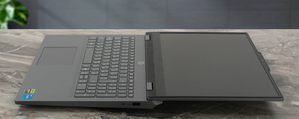 Lenovo LOQ Essential (15", Gen 11, 15IRX11) laptop, 180-degrees opened