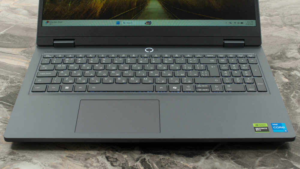 Lenovo LOQ Essential (15", Gen 11, 15IRX11) laptop, keyboard and touchpad