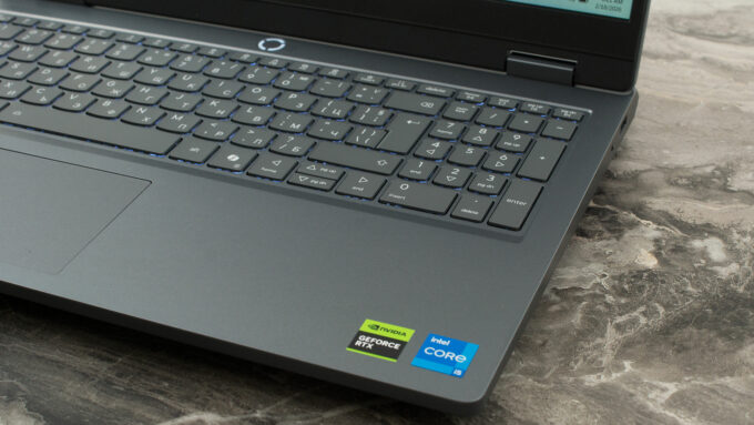 Lenovo LOQ Essential (15", Gen 11, 15IRX11) laptop, keyboard right