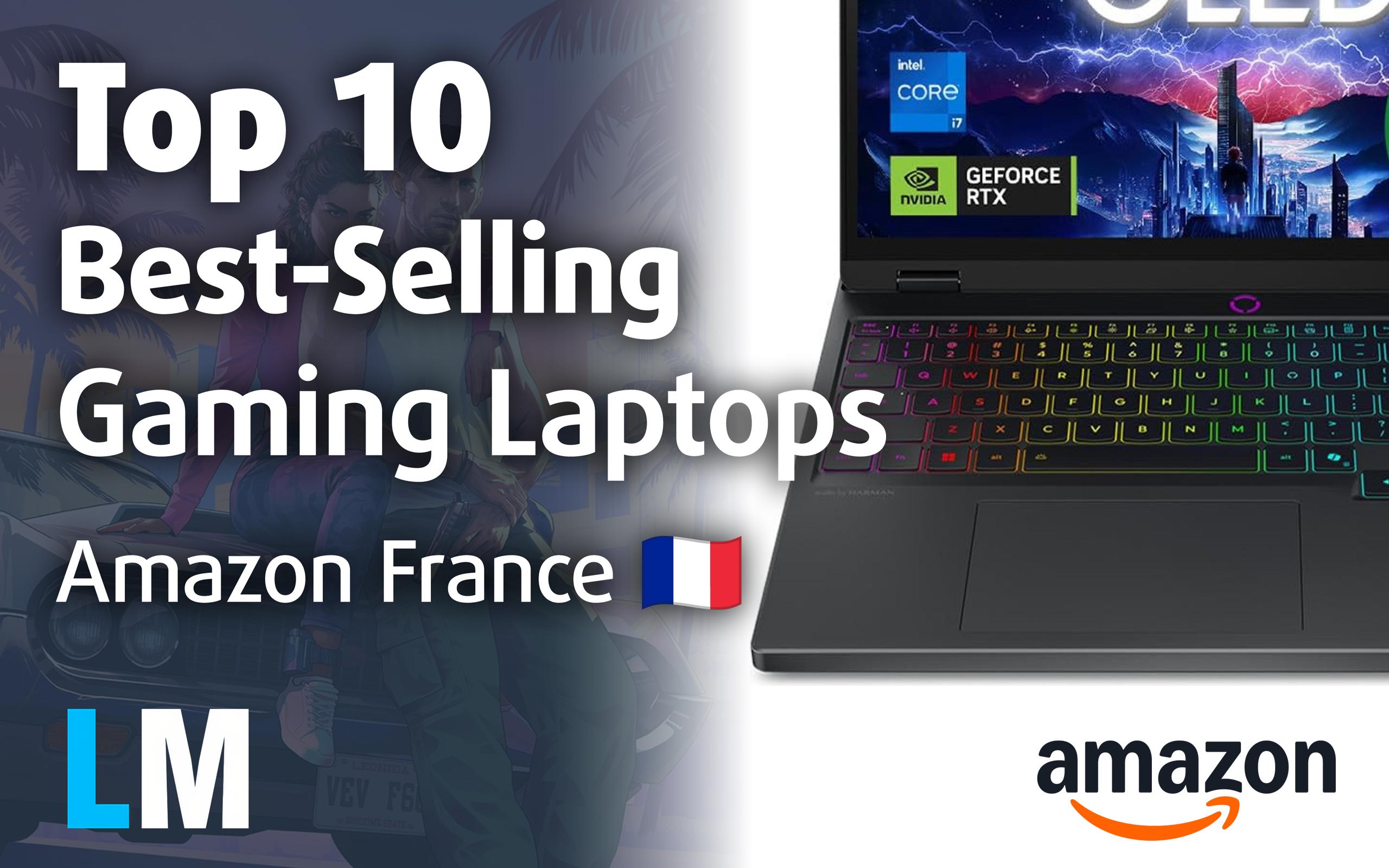 March 2026 Amazon France Top 5 Best Selling Gaming Laptops Lenovo Best Selling Gaming Laptops FR Top 10 