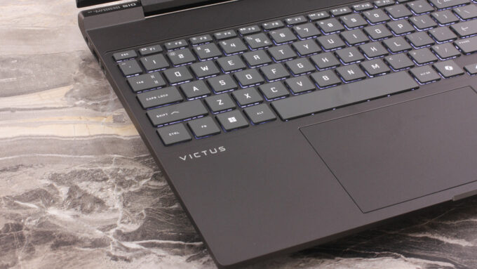 HP Victus Gaming 15 (15-fb3000) laptop, keyboard left