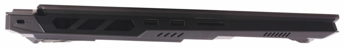 MSI Vector 18 HX AI A2XW laptop, left-side ports