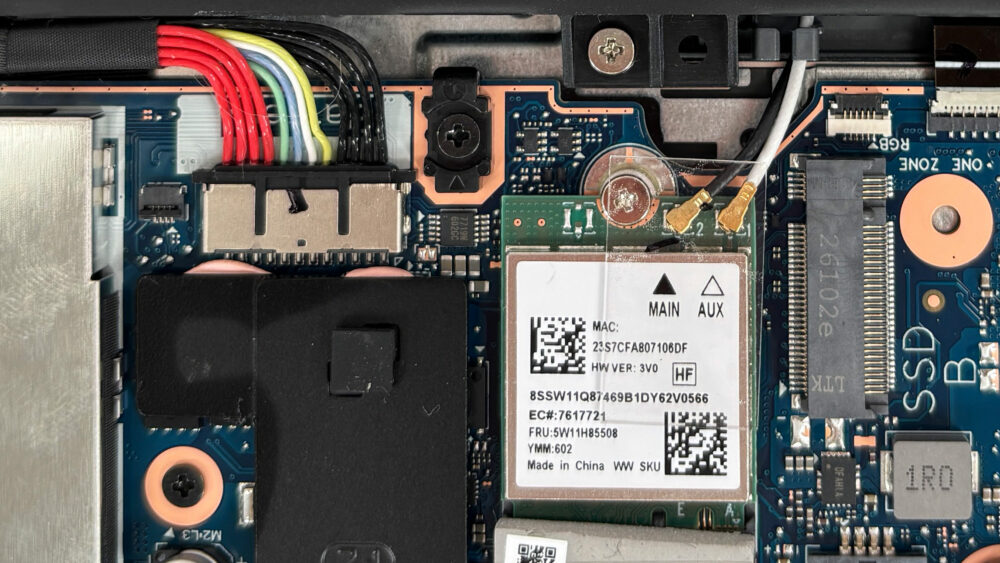 Lenovo LOQ 15 (15IPH11) replaceable Wi-Fi card