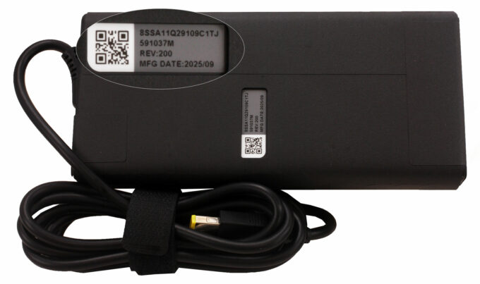 Lenovo LOQ 15 (15IPH11) laptop, in the box - adapter