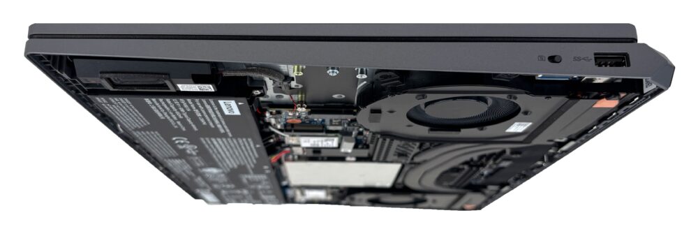 Lenovo LOQ 15 (15IPH11) laptop, right-side ports