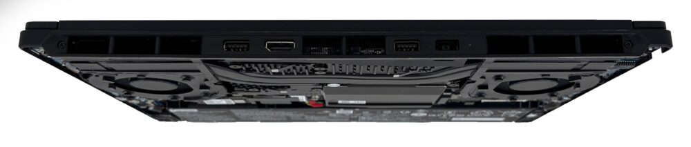 Lenovo Legion 5i (15", Gen 11) laptop, rear view