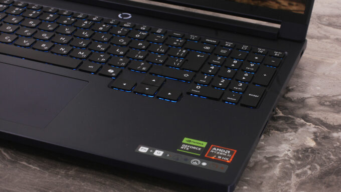 Lenovo Legion 7a (16", Gen 11) laptop, keyboard right