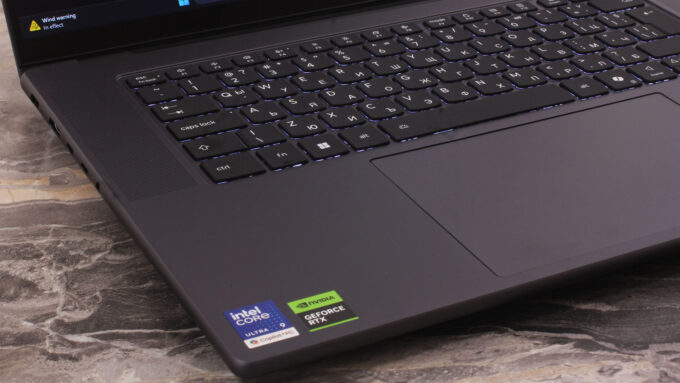 Lenovo Yoga Pro 9i Aura Edition (16", Gen 11) laptop, keyboard left