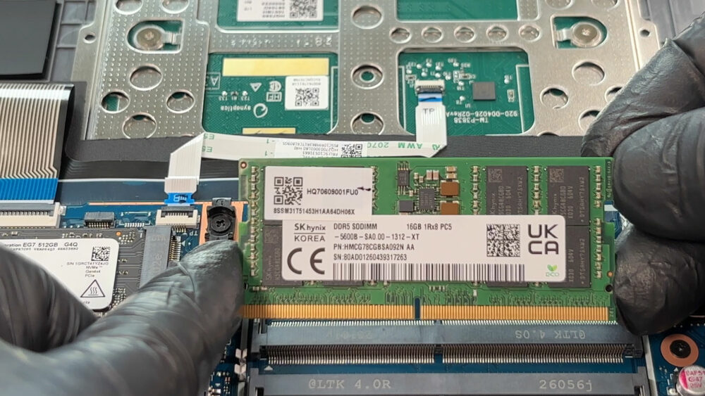 Lenovo LOQ 15 (15IPH11) DDR5 SO-DIMM memory slots
