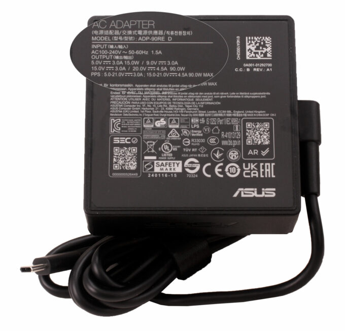 ASUS ExpertBook Ultra (B9406) laptop, adapter