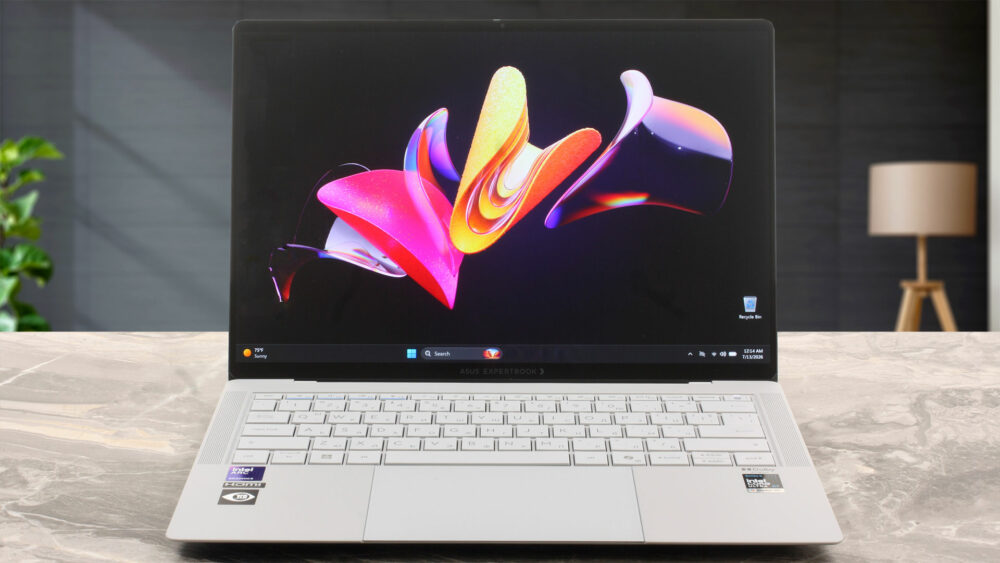 ASUS ExpertBook Ultra (B9406) laptop, front view (open)