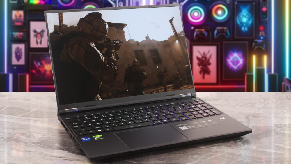Acer Predator Helios Neo 16 (PHN16-I31) laptop, front-left angle (open)