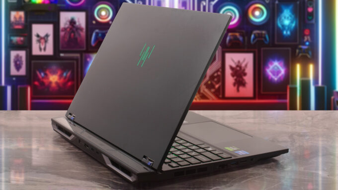 Acer Predator Helios Neo 16 (PHN16-I31) laptop, rear-left angle (open)