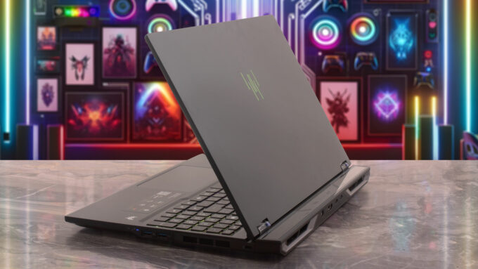 Acer Predator Helios Neo 16 (PHN16-I31) laptop, rear-right angle (open)