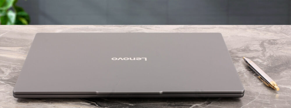 Lenovo IdeaPad Slim 5a (16, Gen 11) laptop with the lid closed, top view