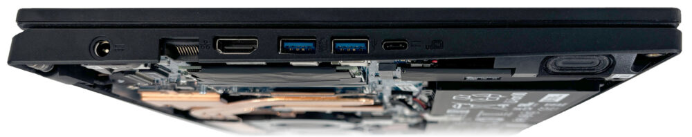 Acer Nitro V 15 (ANV15-A31) laptop, left-side ports