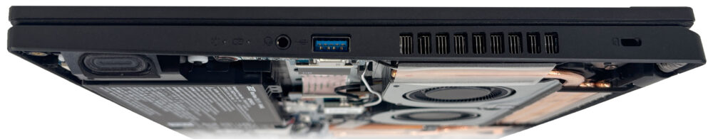 Acer Nitro V 15 (ANV15-A31) laptop, right-side ports