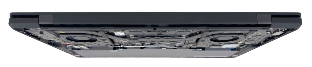 Rear edge of the Lenovo ThinkPad X1 Carbon Gen 14 Aura Edition