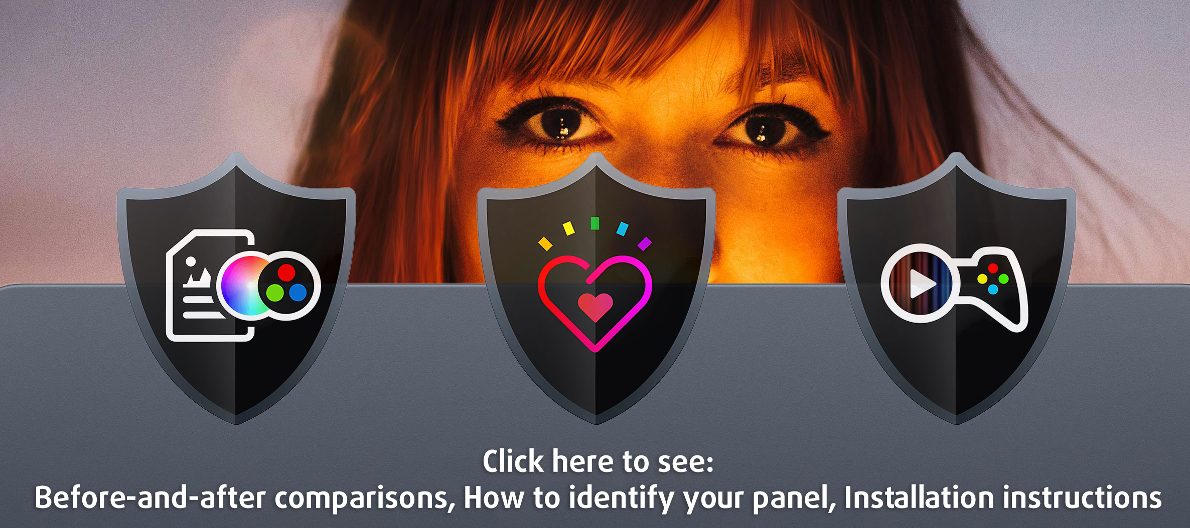 See before-and-after comparisons, how to identify your panel, and installation instructions.