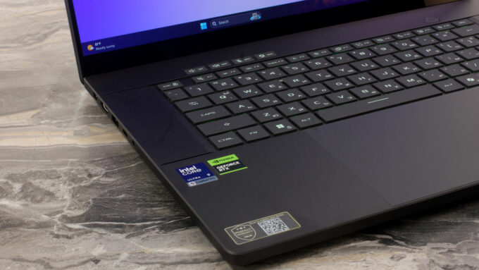 ASUS ROG Zephyrus G16 (GU606, 2026) laptop, keyboard left
