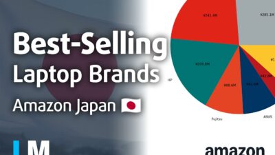 [August 2026] Best-Selling Laptop Brands on Amazon Japan – Apple Dominates Market Share and Revenue Led by Strong Unit Sales